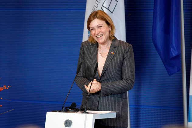 Yael Braun Pivet at the award ceremony for the French-German Parliamentary Prize 2025 in the Reichstag building Berlin, 01 12 2025 Foto:xAgenturxWehnertx xGränzdörferx xFuturexImagex parlmentspreis_5210