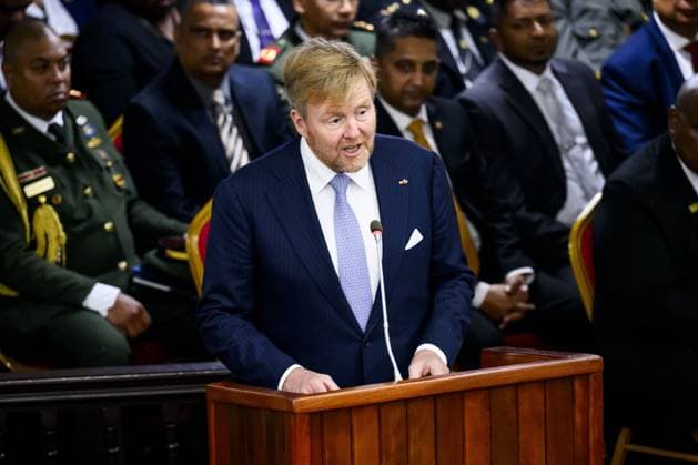 Paramaribo, The Netherlands, 2025-12-01 12:05:31 PARAMARIBO, December 1, 2025, The National Assembly. King Willem-Alexander and Queen Maxima are paying a state visit to the Republic of Suriname at the invitation of President Jennifer Geerlings-Simons. The National Assembly (DNA) is the parliament of Suriname. It has 51 seats and a single chamber, exercising legislative, administrative, and supervisory powers. PHOTO: NLBeeld Patrick van Emst Credit: NL Beeld Patrick van Emst  Copyright: xx x