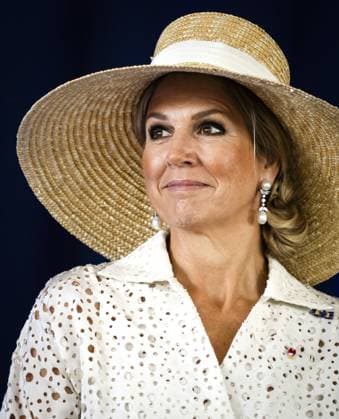PARAMARIBO - Queen Maxima during a press conference with Surinamese President Jennifer Geerlings-Simons and King Willem-Alexander, emphasizing the broad cooperation between the two countries. The royal couple was on a three-day state visit to Suriname at the president s invitation. ANP REMKO DE WAAL netherlands out - belgium out  Copyright: xx x543593033x originalFilename: 543593033.jpg
