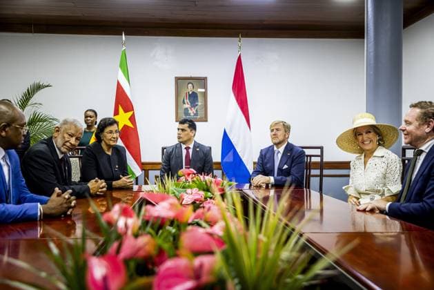 Paramaribo, The Netherlands, 2025-12-01 12:49:38 PARAMARIBO, December 1, 2025, The National Assembly. King Willem-Alexander and Queen Maxima are paying a state visit to the Republic of Suriname at the invitation of President Jennifer Geerlings-Simons. The National Assembly (DNA) is the parliament of Suriname. It has 51 seats and a single chamber, exercising legislative, administrative, and supervisory powers. PHOTO: NLBeeld POOL Patrick van Katwijk Credit: NL Beeld Patrick van Emst  Copyright: xx x