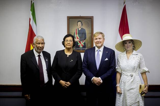 Paramaribo, The Netherlands, 2025-12-01 12:51:34 PARAMARIBO, December 1, 2025, The National Assembly. King Willem-Alexander and Queen Maxima are paying a state visit to the Republic of Suriname at the invitation of President Jennifer Geerlings-Simons. The National Assembly (DNA) is the parliament of Suriname. It has 51 seats and a single chamber, exercising legislative, administrative, and supervisory powers. PHOTO: NLBeeld POOL Patrick van Katwijk Credit: NL Beeld Patrick van Emst  Copyright: xx x