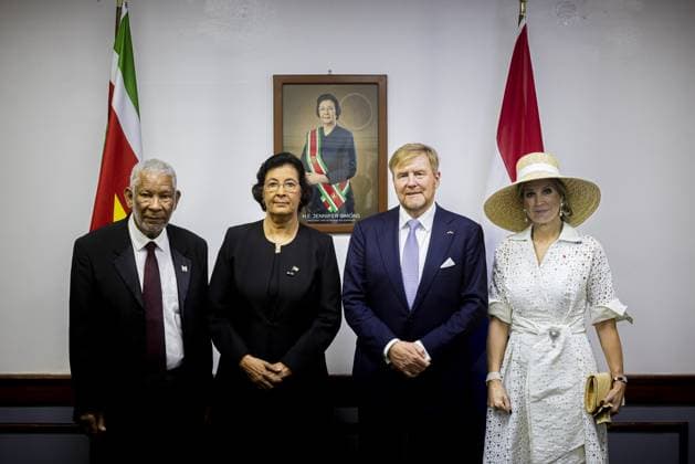 Paramaribo, The Netherlands, 2025-12-01 12:51:36 PARAMARIBO, December 1, 2025, The National Assembly. King Willem-Alexander and Queen Maxima are paying a state visit to the Republic of Suriname at the invitation of President Jennifer Geerlings-Simons. The National Assembly (DNA) is the parliament of Suriname. It has 51 seats and a single chamber, exercising legislative, administrative, and supervisory powers. PHOTO: NLBeeld POOL Patrick van Katwijk Credit: NL Beeld Patrick van Emst  Copyright: xx x