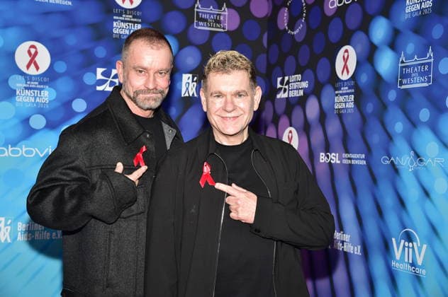 40 years KÜNSTLER GEGEN AIDS Ð DIE GALA 2025 KÜNSTLER GEGEN AIDS Ð DIE GALA 2025 Ulf Leo Sommer and Peter Plate are music producers and composers Arrival, red carpet for the anniversary KÜNSTLER GEGEN AIDS Ð DIE GALA 2025 Benefit gala for the 40th anniversary of Berliner Aids Hilfe e V at TDW in Berlin on 01 12 2025 Photopress Mueller