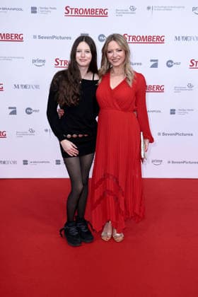 Diana Staehly and her daughter Mila Wolter at the movie premiere of Stromberg Everything as usual again on 1 12 2025 at Zoo Palst in Berlin Stromberg movie premiere in Berlin