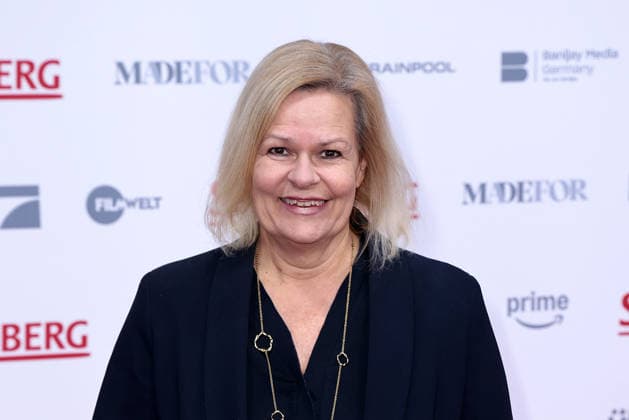 Nancy Faeser at the movie premiere of Stromberg Everything as usual again on 1 12 2025 at Zoo Palst in Berlin Stromberg movie premiere in Berlin
