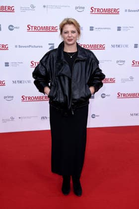 Joerdis Triebel at the movie premiere of Stromberg Everything as usual again on 1 12 2025 at Zoo Palst in Berlin Stromberg movie premiere in Berlin