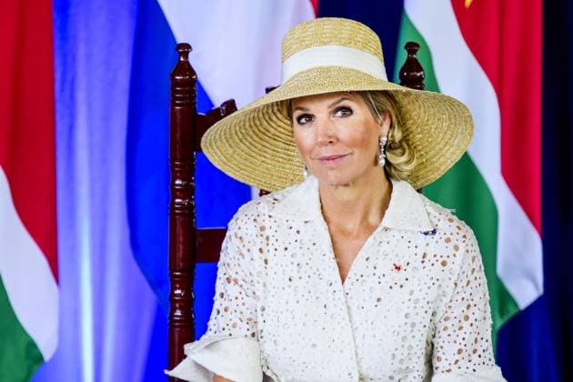Paramaribo, The Netherlands, 2025-12-01 11:01:32 PARAMARIBO, December 1, 2025, Presidential Palace. King Willem-Alexander and Queen Maxima are paying a state visit to the Republic of Suriname at the invitation of President Jennifer Geerlings-Simons. The President and the King will deliver a short press statement, paying particular attention to the broad cooperation between the countries. PHOTO: NLBeeld Patrick van Emst Credit: NL Beeld Patrick van Emst  Copyright: xx x