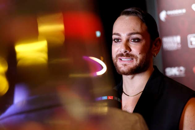 Presenter Riccardo Simonetti at the Aids Gala 2025 for the benefit of Aidshilfe Köln at the Musical Dome Cologne Cologne, 01 12 2025 NRW Germany Copyright: xChristophxHardtx