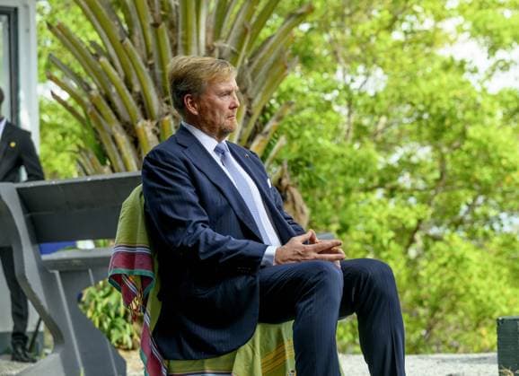 Paramaribo, The Netherlands, 2025-12-01 15:26:07 PARAMARIBO, December 1, 2025. King Willem-Alexander and Queen Maxima are paying a state visit to the Republic of Suriname at the invitation of President Jennifer Geerlings-Simons. King Willem-Alexander and Queen Maxima will speak with representatives of descendants of enslaved people and indigenous communities in Suriname about the past and the future. PHOTO: NLBeeld Patrick van Emst Credit: NL Beeld Patrick van Emst  Copyright: xx x