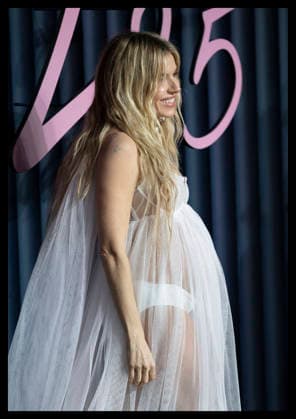 . 01 12 2025. London, United Kingdom. A pregnant Sienna Miller arriving at The Fashion Awards in London.  xStephenxLockx xi-Imagesx IIM-26428-0058