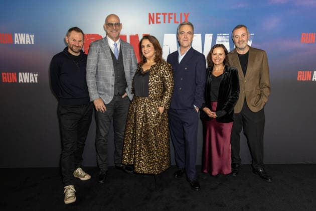 Harlan Coben s Run Away launch event Cast attend Harlan Coben s Run Away launch event at the BFI Southbank Featuring: Danny Brocklehurst, Harlan Coben, Ruth Jones, James Nesbitt, Nicola Shindler, Richard Fee Where: London, United Kingdom When: 01 Dec 2025 Credit: Phil Lewis WENN London United Kingdom Copyright: xPhilxLewis WENNx wenn40815809 PLAAx wenn40815809