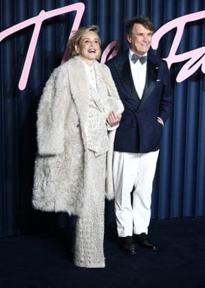 The Fashion Awards 2025 Sharon Stone and Brunello Cucinelli arriving at The Fashion Awards 2025 at the Royal Albert Hall in London, UK. London Royal Albert Hall UK Copyright: xFredxDuvalx