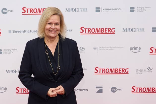 Nancy Faeser Cinema premiere of Stromberg Wieder Alles Wie Immer at the Zoo Palast in Berlin on 01 12 2025 Premiere Stromberg Wieder Alles Wie Immer