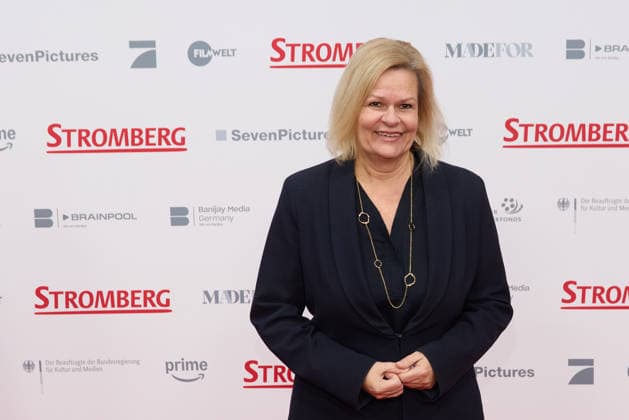 Nancy Faeser Cinema premiere of Stromberg Wieder Alles Wie Immer at the Zoo Palast in Berlin on 01 12 2025 Premiere Stromberg Wieder Alles Wie Immer