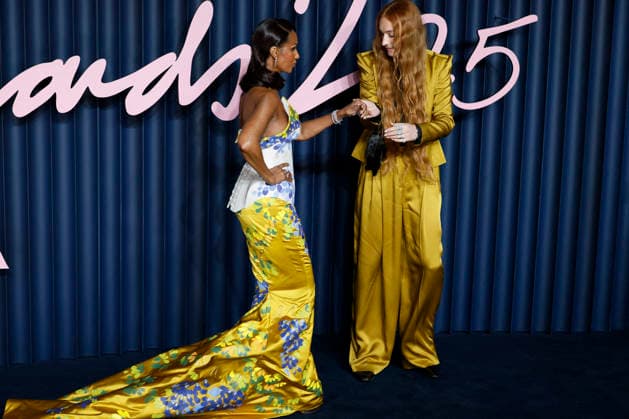 British Fashion Awards Gala Nigth - Red carpet LONDON, UK - DECEMBER 01: Iman Bowie, Harris Reed poses at the photocall of British Fashion Awards held at Royal Albert Hall, on December 01st 2025 in London, Great Britain. Photo Marco Piovanotto Abacapress.com  Copyright: xPiovanottoxMarco ABACAx