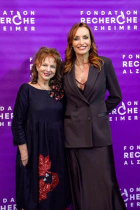 PEOPLE: Gala Fondation Recherche Alzheimer - Lyon - 02 12 2025 Christelle Bardet et Agathe Natanson sur le photocall du Gala 2025 de la Fondation Recherche Alzheimer Ã Lyon le 01 12 2025. Photo Sandrine Thesillat PsNewZ  Copyright: xSandrinexTHESILLATx