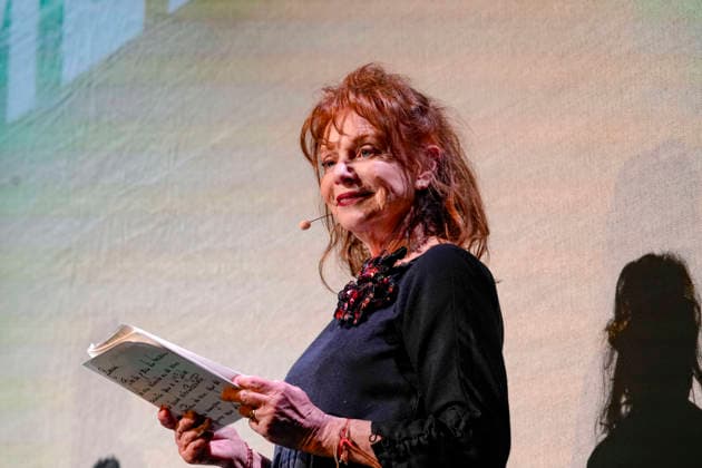 PEOPLE: Gala Fondation Recherche Alzheimer - Lyon - 02 12 2025 Agathe Natanson lit une lettre hommage Ã son mari Jean-Pierre Marielle dÃ cÃ dÃ de la maladie d Alzheimer lors du Gala 2025 de la Fondation Recherche Alzheimer Ã Lyon le 01 12 2025. Photo Sandrine Thesillat PsNewZ  Copyright: xSandrinexTHESILLATx