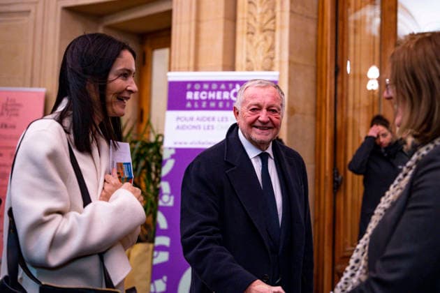 PEOPLE: Gala Fondation Recherche Alzheimer - Lyon - 02 12 2025 Ludivine Sapin et Jean-Michel Aulas assistent au Gala 2025 de la Fondation Recherche Alzheimer Ã Lyon le 01 12 2025. Photo Sandrine Thesillat PsNewZ  Copyright: xSandrinexTHESILLATx