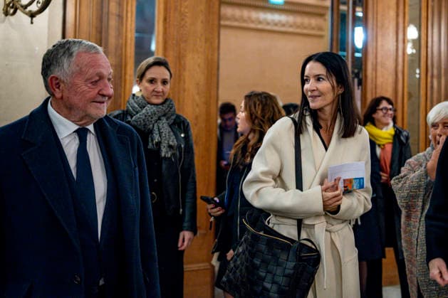 PEOPLE: Gala Fondation Recherche Alzheimer - Lyon - 02 12 2025 Ludivine Sapin et Jean-Michel Aulas assistent au Gala 2025 de la Fondation Recherche Alzheimer Ã Lyon le 01 12 2025. Photo Sandrine Thesillat PsNewZ  Copyright: xSandrinexTHESILLATx