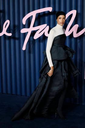 British Fashion Awards Gala Nigth - Red carpet LONDON, UK - DECEMBER 01: Ikram Abdi Omar poses at the photocall of British Fashion Awards held at Royal Albert Hall, on December 01st 2025 in London, Great Britain. Photo Marco Piovanotto Abacapress.com  Copyright: xPiovanottoxMarco ABACAx