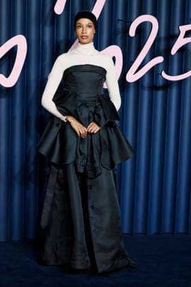 British Fashion Awards Gala Nigth - Red carpet LONDON, UK - DECEMBER 01: Ikram Abdi Omar poses at the photocall of British Fashion Awards held at Royal Albert Hall, on December 01st 2025 in London, Great Britain. Photo Marco Piovanotto Abacapress.com  Copyright: xPiovanottoxMarco ABACAx
