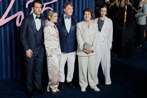 British Fashion Awards Gala Nigth - Red carpet LONDON, UK - DECEMBER 01: Camilla Cucinelli, Riccardo Stefanelli, Carolina Cucinelli, Federica Benda, Brunello Cucinelli poses at the photocall of British Fashion Awards held at Royal Albert Hall, on December 01st 2025 in London, Great Britain. Photo Marco Piovanotto Abacapress.com  Copyright: xPiovanottoxMarco ABACAx