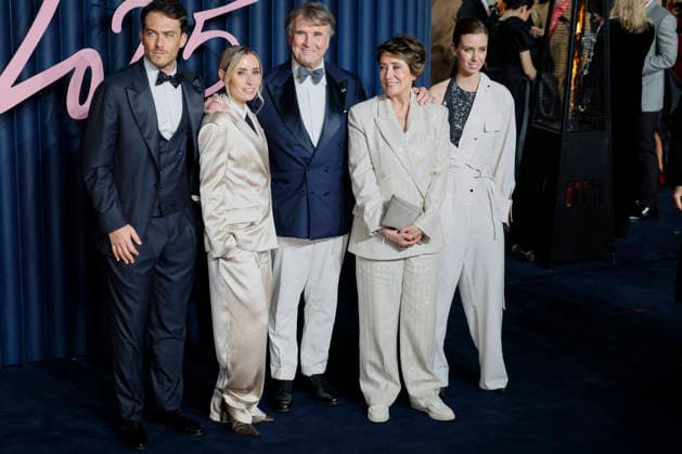 British Fashion Awards Gala Nigth - Red carpet LONDON, UK - DECEMBER 01: Camilla Cucinelli, Riccardo Stefanelli, Carolina Cucinelli, Federica Benda, Brunello Cucinelli poses at the photocall of British Fashion Awards held at Royal Albert Hall, on December 01st 2025 in London, Great Britain. Photo Marco Piovanotto Abacapress.com  Copyright: xPiovanottoxMarco ABACAx