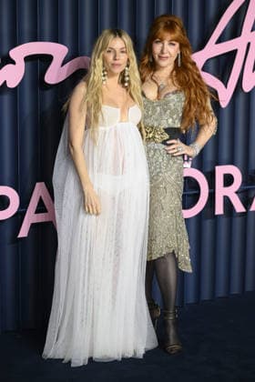 Celebrities attending the Fashion Awards 2025 at the Royal Albert Hall, London Featuring: Sienna Miller and Charlotte Tilbury Where: London, United Kingdom When: 01 Dec 2025 Credit: Cover Images **NOT AVAILABLE FOR HELLO MAGAZINE** EDITORIAL USE ONLY. NOT FOR USE BY NEWSPAPERS BASED IN THE UK. Copyright: xx coverimg55306048