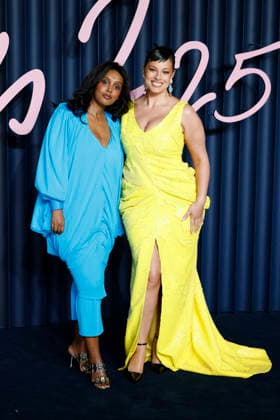 British Fashion Awards Gala Nigth - Red carpet LONDON, UK - DECEMBER 01: Feben Vemmenby, Ashley Graham poses at the photocall of British Fashion Awards held at Royal Albert Hall, on December 01st 2025 in London, Great Britain. Photo Marco Piovanotto Abacapress.com  Copyright: xPiovanottoxMarco ABACAx