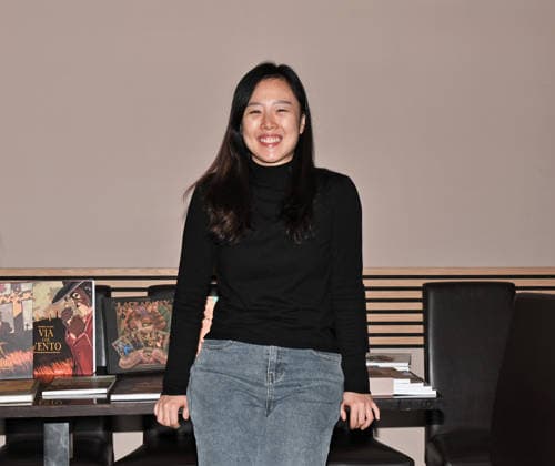 Milan, Italy ReNoir Comics Gaijin the publishing house of the Yellow Kid Award Best Comic 2025 at Lucca Comics and Games with institutional meeting and presentation of JIMMY Korean author In the photo: Ban Hye Young South Korean actress  Copyright: xNickxZonnax xipa-agency.netx xNickxZonnax IPA_Agency_IPA68608041