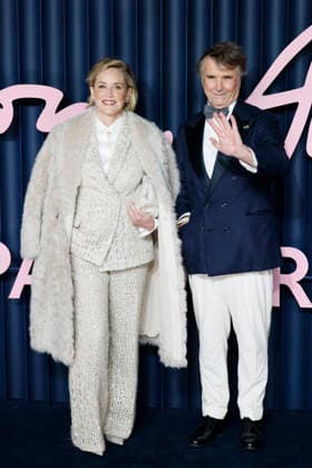 British Fashion Awards Gala Nigth - Red carpet LONDON, UK - DECEMBER 01: Sharon Stone, Brunello Cucinelli poses at the photocall of British Fashion Awards held at Royal Albert Hall, on December 01st 2025 in London, Great Britain. Photo Marco Piovanotto Abacapress.com  Copyright: xPiovanottoxMarco ABACAx