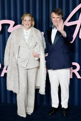 British Fashion Awards Gala Nigth - Red carpet LONDON, UK - DECEMBER 01: Sharon Stone, Brunello Cucinelli poses at the photocall of British Fashion Awards held at Royal Albert Hall, on December 01st 2025 in London, Great Britain. Photo Marco Piovanotto Abacapress.com  Copyright: xPiovanottoxMarco ABACAx