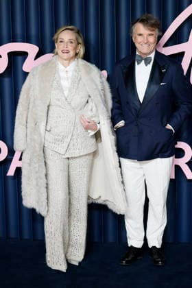 British Fashion Awards Gala Nigth - Red carpet LONDON, UK - DECEMBER 01: Sharon Stone, Brunello Cucinelli poses at the photocall of British Fashion Awards held at Royal Albert Hall, on December 01st 2025 in London, Great Britain. Photo Marco Piovanotto Abacapress.com  Copyright: xPiovanottoxMarco ABACAx