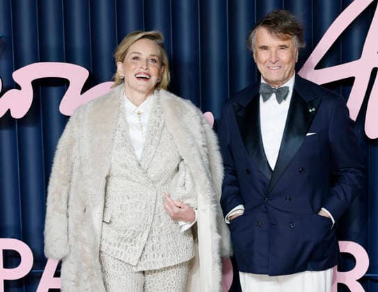 British Fashion Awards Gala Nigth - Red carpet LONDON, UK - DECEMBER 01: Sharon Stone, Brunello Cucinelli poses at the photocall of British Fashion Awards held at Royal Albert Hall, on December 01st 2025 in London, Great Britain. Photo Marco Piovanotto Abacapress.com  Copyright: xPiovanottoxMarco ABACAx