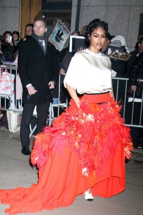 NEW YORK, NY - DECEMBER 1: Teyana Taylor at the 35th Gotham Film Awards at Cipriani Wall Street on December 01, 2025 in New York City. Copyright: xRWx