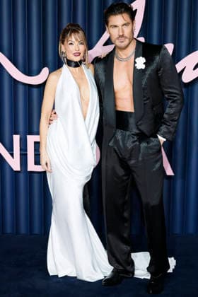 British Fashion Awards Gala Nigth - Red carpet LONDON, UK - DECEMBER 01: Chrishell Stause, Chris Appleton poses at the photocall of British Fashion Awards held at Royal Albert Hall, on December 01st 2025 in London, Great Britain. Photo Marco Piovanotto Abacapress.com  Copyright: xPiovanottoxMarco ABACAx
