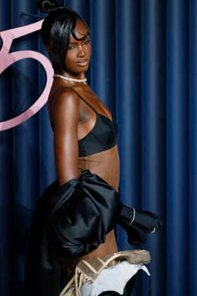 British Fashion Awards Gala Nigth - Red carpet LONDON, UK - DECEMBER 01: Leomie Anderson poses at the photocall of British Fashion Awards held at Royal Albert Hall, on December 01st 2025 in London, Great Britain. Photo Marco Piovanotto Abacapress.com  Copyright: xPiovanottoxMarco ABACAx