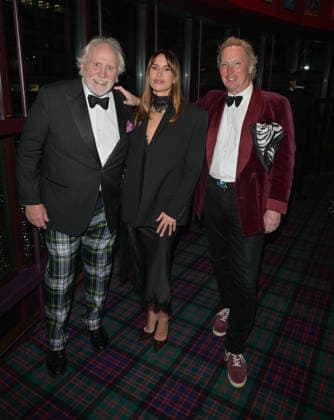 Boisdale Cigar Awards 2025, Boisdale of Canary Wharf, London 01-12-2025 James Cosmo, Ferne McCann and Ranald Macdonald attend Boisdale Xerjoff Cigar Smoker of the year 2025 Dinner & Awards in Partnership with Santa Rita at Boisdale of Canary Wharf on December 01, 2025 in London, England, Credit:Jules Annan Avalon  Copyright: xJulesxAnnanx xAvalonx 1055921464