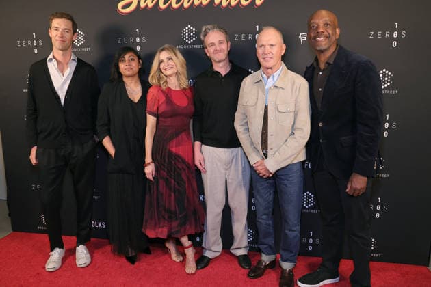 Sweetwater Screening - LA Sean Douglas, Mira Lane, Kyra Sedgwick, Michael Keaton, James Manyika At The Los Angeles Special Screening Of Sweetwater -At The Academy Museum of Motion Pictures In Los Angeles CA, USA on December 01, 2025. Photo by Fati S ABACAPRESS.COM Los Angeles CA United States  Copyright: xFatixSadou ABACAPRESS.COMx