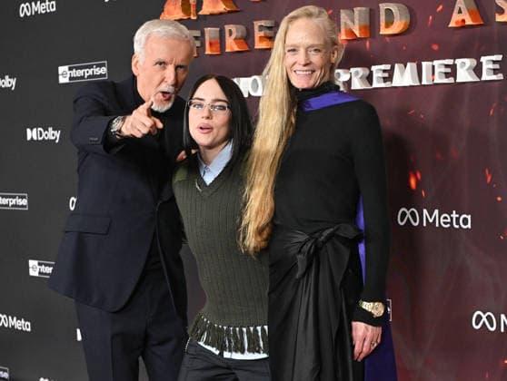 ˜Avatar Fire and Ash™ World Premiere James Cameron, Billie Eilish and Suzy Amis arriving to the world premiere of Avatar Fire and Ash at the Dolby Theatre on December 1, 2025 in Hollywood, Ca. Hollywood Dolby Theatre California USA Copyright: xLISAxOConnor xAFF-USA.COMx