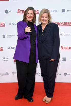 ABBberlin: Katrin Goering-Eckardt Gruene Nancy Faeser ex Innenministerin Polizikerin auf dem roten Teppich bei der Weltpremiere des Kino Films STROMBERG WIEDER ALLES WIE IMMER im Zoo Palast Berlin am 01.12.2025 Berlin Deutschland