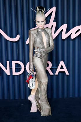 British Fashion Awards Gala Nigth - Red carpet Daphne Guinness poses at the photocall of British Fashion Awards held at Royal Albert Hall, on December 01st 2025 in London, Great Britain. Photo Marco Piovanotto ABACAPRESS.COM  Copyright: xPiovanottoxMarco ABACAx