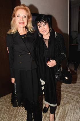 Dr Birgit Muth Presenter Ursula Ackermann Kaefer Widow Munich 01 12 2025 Hotel Vierjahreszeiten Kempinski Book Presentation of Fritz Egner Presenter My Life Between Rhythm and Blues in Munich Photo Munich