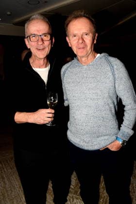 Reinhold Hoffmann composer musician Willy Astor cabaret artist Munich 01 12 2025 Hotel Vierjahreszeiten Kempinski book presentation by Fritz Egner presenter Mein Leben Zwischen Rhythm und Blues in Muenchen photo Munich