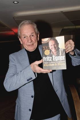 Fritz Egner Presenter Author Muenchen 01 12 2025 Hotel Vierjahreszeiten Kempinski Book Presentation of Fritz Egner Presenter My Life Between Rhythm and Blues in Munich Photo Muenchen