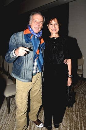 Wolfgang Fierek Actor Musician Djamila Fierek Artist Munich 01 12 2025 Hotel Vierjahreszeiten Kempinski Book Presentation by Fritz Egner Presenter My Life Between Rhythm and Blues in Munich Photo Munich