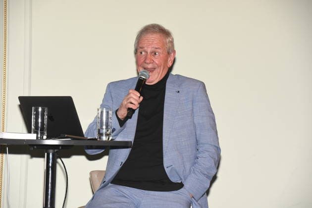 Fritz Egner Presenter Author Munich 01 12 2025 Hotel Vierjahreszeiten Kempinski Book Presentation of Fritz Egner Presenter My Life Between Rhythm and Blues in Munich Photo Munich