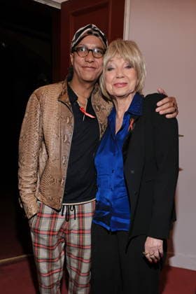 01 12 2025, Francis Winter with mother Judy Winter on Artists against Aids The Gala 2025, Stage Theater des Westens, Berlin, Berlin