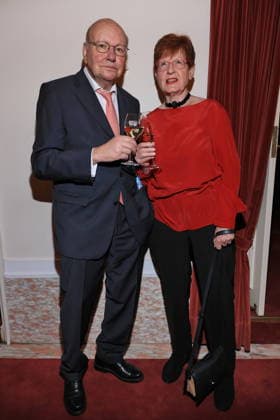 01 12 2025, Walter and Anne Momper on Artists against AIDS The Gala 2025, Stage Theater des Westens, Berlin, Berlin