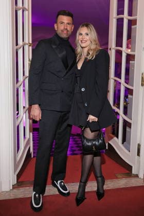 01 12 2025, Jay Khan and Jessie Noe Scheuermann on Artists against Aids The Gala 2025, Stage Theater des Westens, Berlin, Berlin